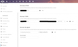 Nextcloud : Serveurs STUN